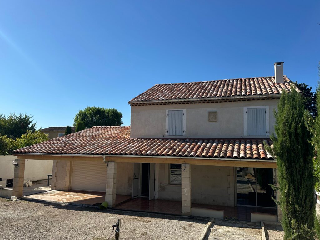 Chantier charpente - finition