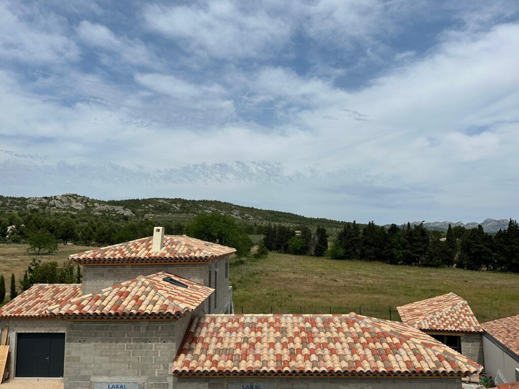 Pose des tuiles - couverture